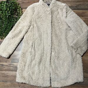 Kenneth Cole Womens Faux Fur Jacket sz XL